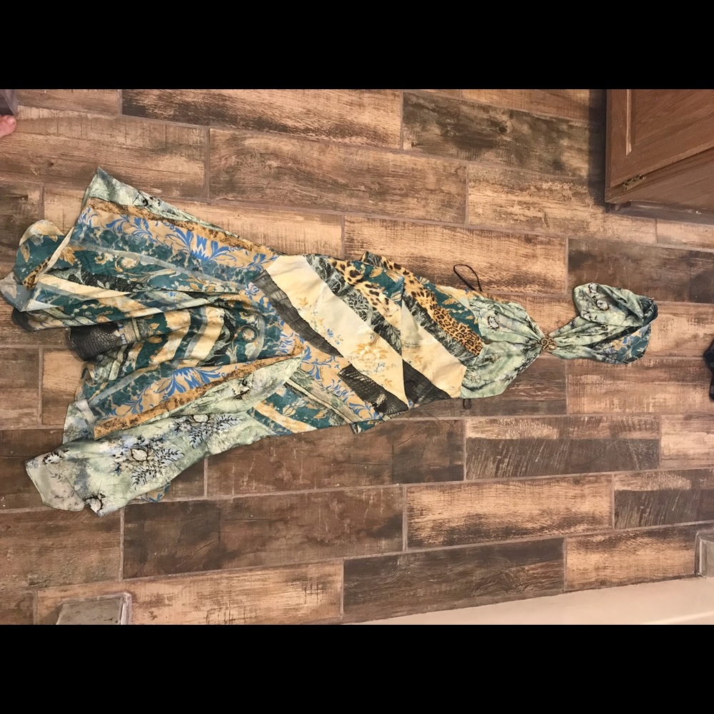 Roberto Cavalli Vintage Two Piece Halter Dress